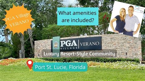 Pga Village Verano Hoa Amenities Included Port St Lucie Homes For