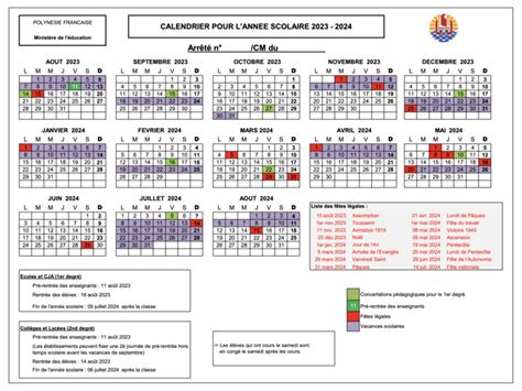 Calendrier Scolaire Polynesie 2024 Jeane Lorelle