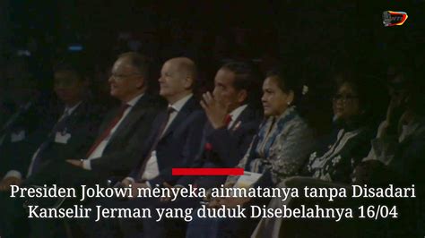 Haru Presiden Jokowi Nangis Lagu Ini Berkumandang Di Eropa Kanselir