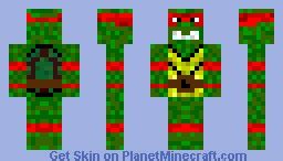 Raphael Ninja Turtle [Contest] Minecraft Skin