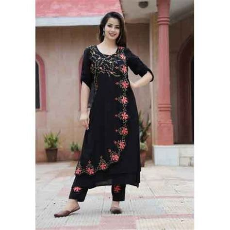 3 4th Sleeve Party Wear Kurti Size S Xxl At Rs 1040 In Jaipur Id