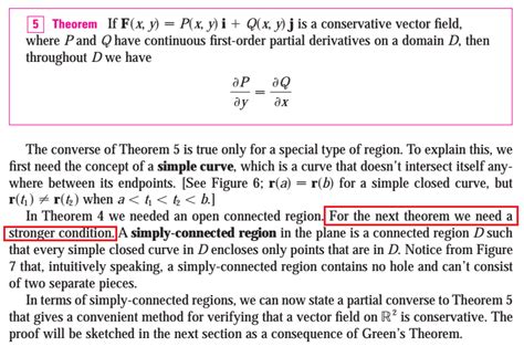 calculus simply connected  open connected mathematics stack exchange