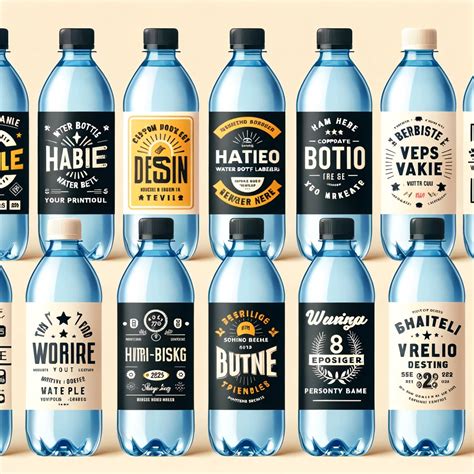 Custom Water Bottle Labels | Versatile & Stylish | Print Charming