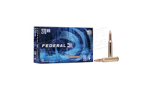 Federal Power Shok 270 Win 130 Grain Box Of 20 270a Al Flahertys