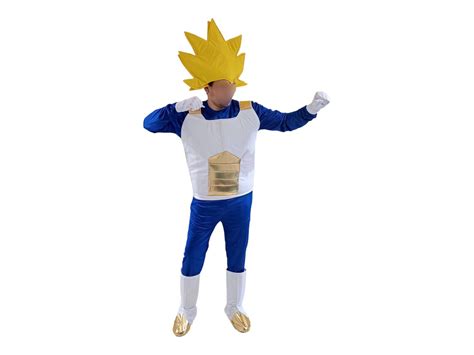 Great Vegeta Costume Vegeta Outfit Vegeta Saiyan Cosplay Etsy