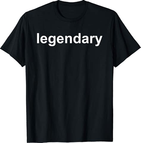 Legendary Merch T Shirt Clothing Shoes And Jewelry