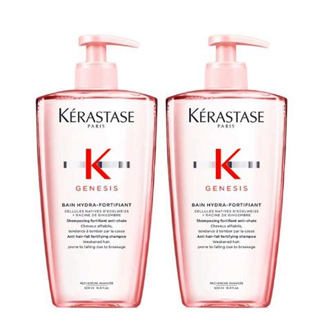 Kerastase Genesis Bain Hydra Fortifiant Kit 2 Antihairloss Shampoo For