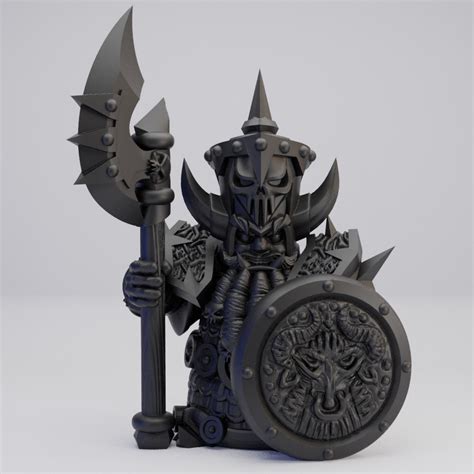 Hot Goblin 邪悪なドワーフC ミニチュア ホットゴブリン グレートアックス戦士