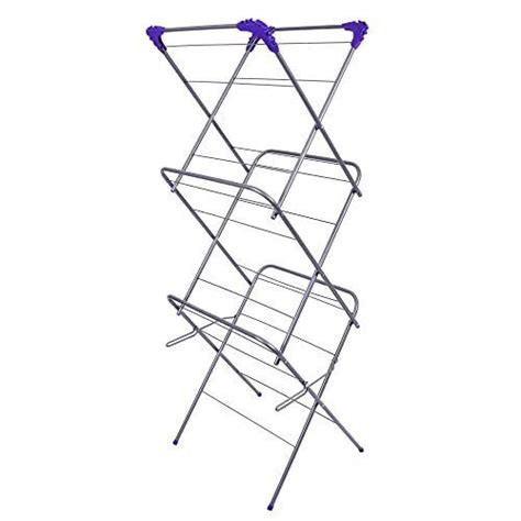 3 Tier Heavy Duty Folding Space Saving Telescopic Airer Indoor Outdoor Clothes Artofit