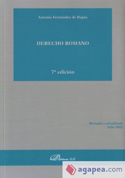 DERECHO ROMANO ANTONIO FERNANDEZ DE BUJAN 9788411704366