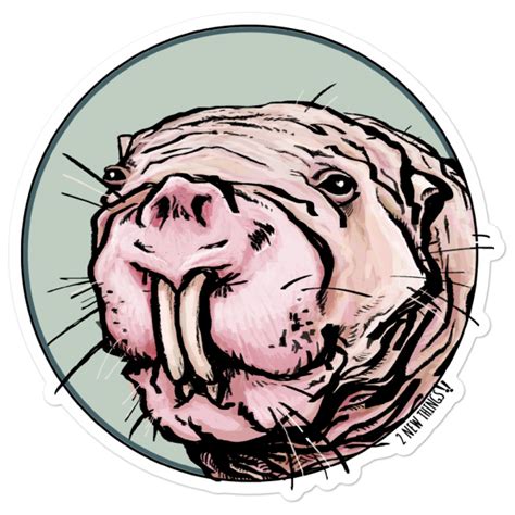 Naked Mole Rat Vinyl Stickers New Things