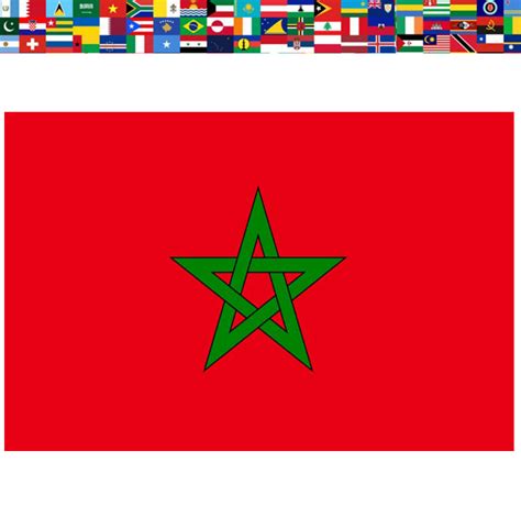 DRAPEAU MAROC : décoration et accessoires pas cher pour organiser une soirée à thème.