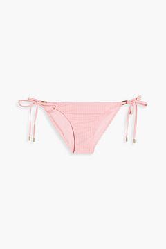 MELISSA ODABASH Cancun Ribbed Low Rise Bikini Briefs THE OUTNET