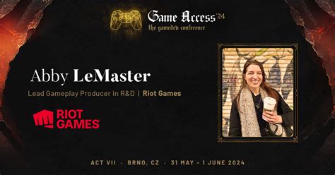 Abby Lemaster At Game Access Conference 24 Brno Czech Republic