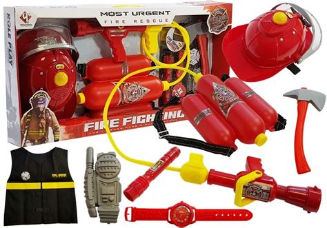 Battery Fireman Kit With Accessories Toys Costumes And Gadgets