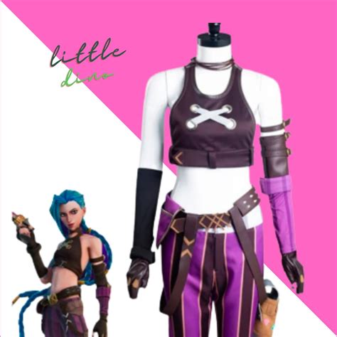 Arcane Jinx Cosplay Jinx Cosplay Costume Outfits/ League of | Etsy India