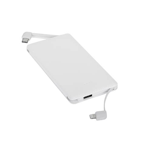 Promotional Power Bank with Built in Cables | PROMOrx