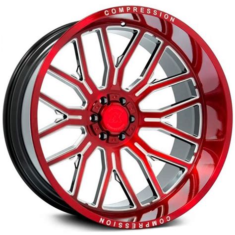 26x14 Axe Offroad Ax6 2 R Candy Red Milled Compression Forged May