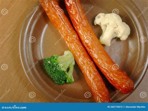 Kielbasa Wedzona Stock Photo Image Of Smoked Portion