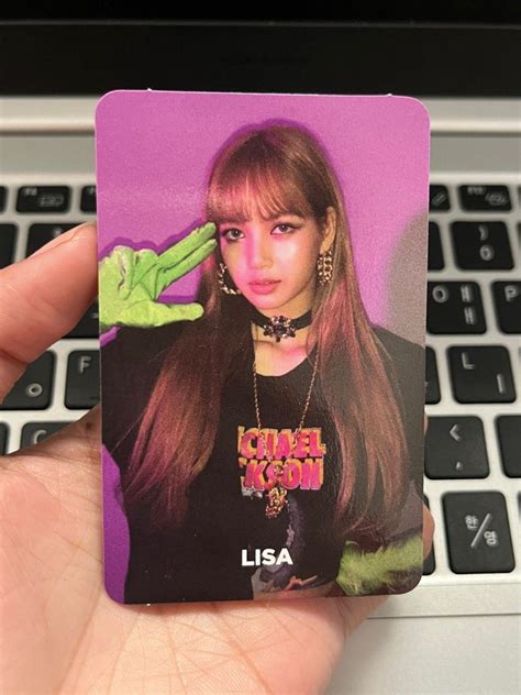 Blackpink Lisa Square Up Photocard Hobbies Toys Memorabilia