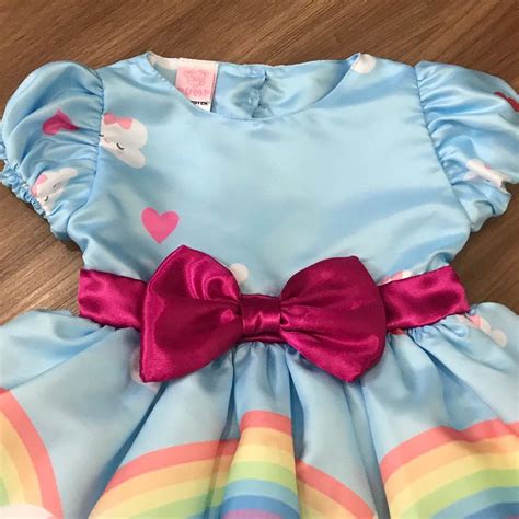 Vestido Infantil Chuva De Amor No Elo7 Psb Kids C0b13a Em 2020