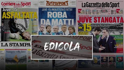 Juventus Inchiesta Plusvalenze I Giornali In Edicola Dopo La