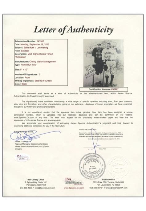 Spectacular Babe Ruth Lou Gehrig Bustin Babes Larrupin Lou S Dual Signed Barnstorming