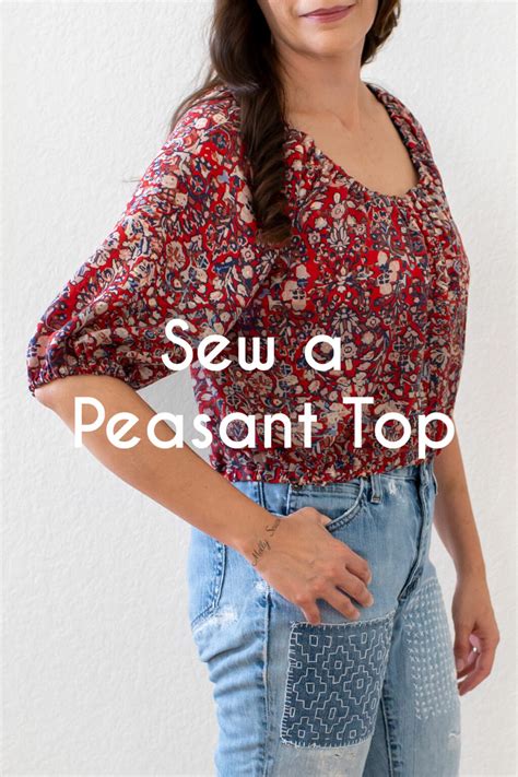 Sew A Free Peasant Top Pattern Melly Sews