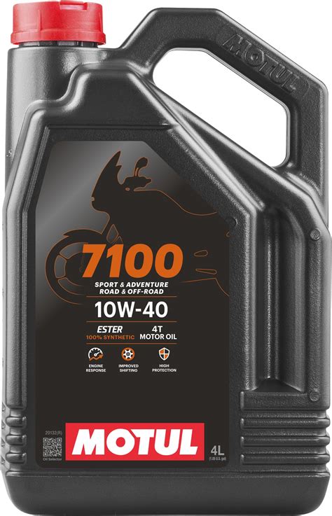 Motul 7100 4t Four Stroke Engine Oil 10w40 4 Liter Buy Online At Best