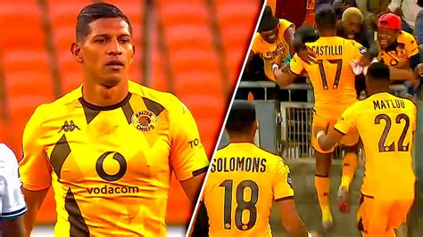 Edson Castillo Scores First Kaizer Chiefs LEAGUE GOAL Edson Castillo