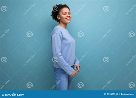 Portrait Of A Latina Fallera Girl Wearing The Traditional Valencian Costume Of Fallas Stock