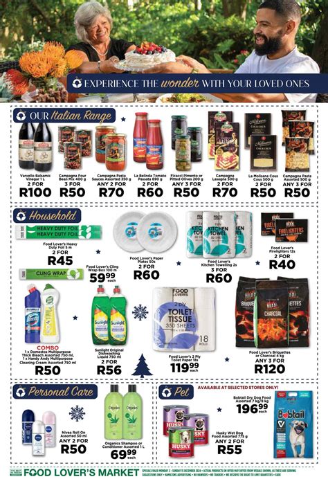 Food Lovers Market Catalogue 2 December - 15 December 2024