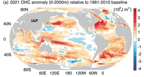 Encore un record de chaleur océanique en 2021 global climat