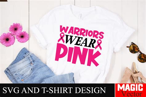 Warriors Wear Pink Svg Cut File Graphic By Magic Vector Creative Fabrica