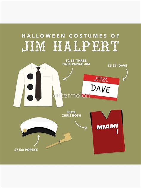 "The Office Jim Halpert Halloween Costumes " Poster for Sale by ...