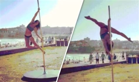 Bikini Babe Doesnt Expect Her Seductive Beach Dance To Be Ruined By THIS In Viral Video