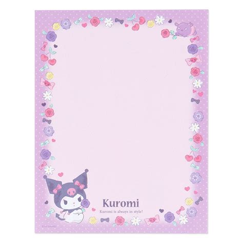 Kuromi Letter Set The Kitty Shop