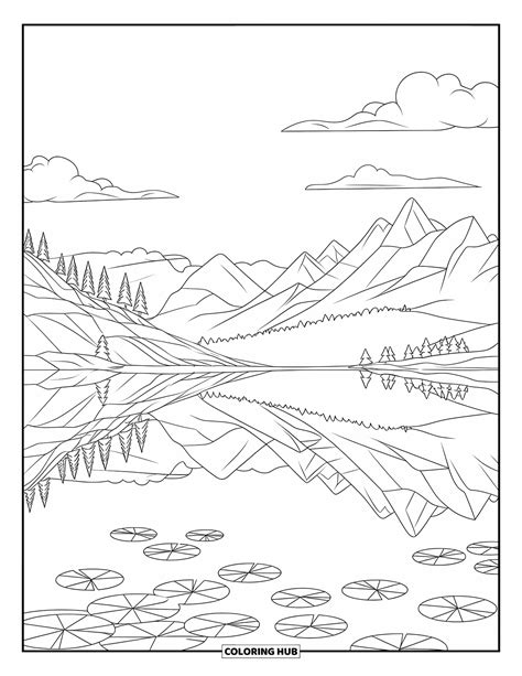 115+ Lake Coloring Pages for Kids & Adults (Free Printable PDFs)