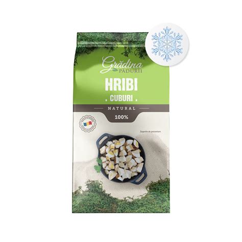 Hribi Cuburi Congelați Ambalaj 1 Kg Gradinapaduriiro