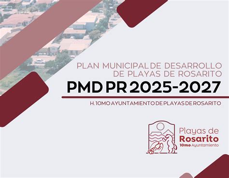 Plan Municipal de Desarrollo 2025-2027 - IMPLAN Playas de Rosarito