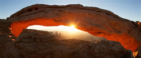 In landscape photography, using a frame within a frame helps you define ...