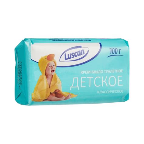 Туалетное крем мыло Luscan Детское классическое 100 г 1685302 ...