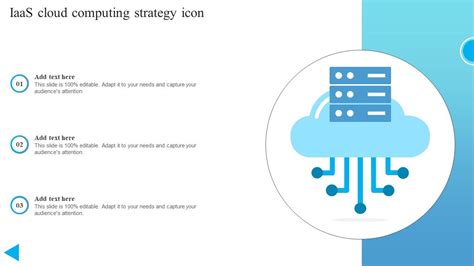 IaaS Cloud Computing Strategy Icon