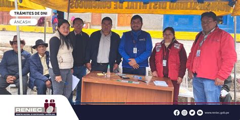 Reniec Per On Twitter Ancash En El Centro Poblado De Vinzos Y En El