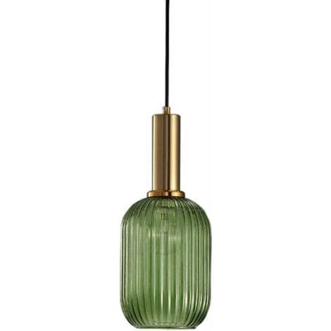 Ineasicer Suspension Luminaire Industrielle Vintage En Verre Nervur