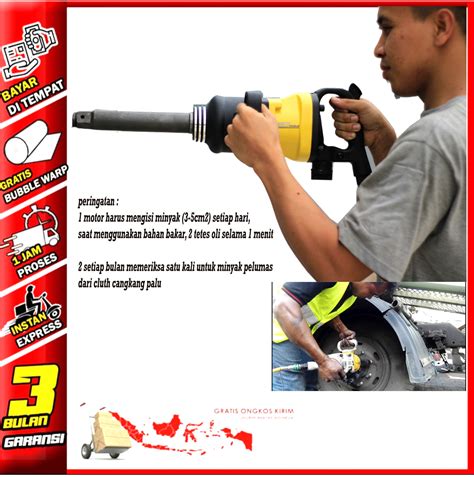 Air Impact Wrench 1 Inch Alat Pembuka Ban Baut Ban Truk Alat