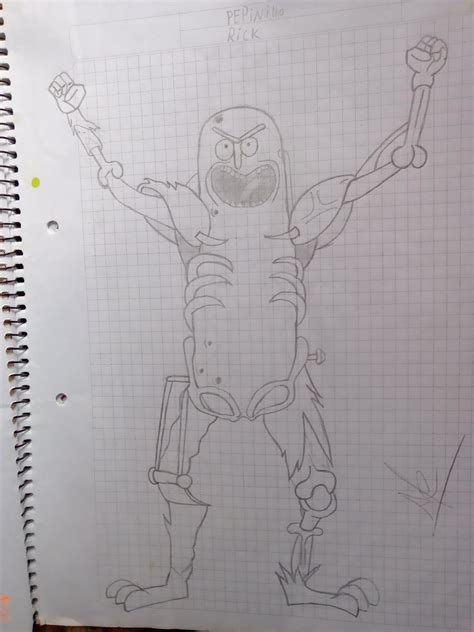 pickle rick drawing : r/rickandmorty