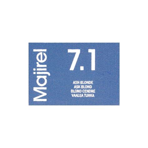 Buy L Oreal Professionnel Majirel Hair Coloring Cream 7 1 Ash Blonde Online At Best Price In