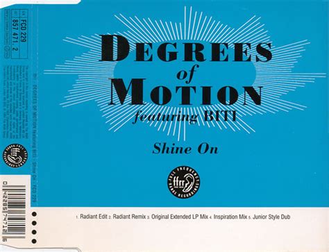 Degrees Of Motion Featuring Biti Shine On 1994 CD Discogs