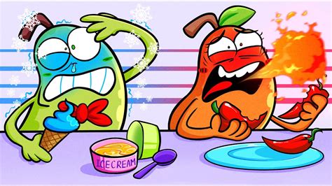 Hot Vs Cold Challenge Fun Challenges By Pear Couple YouTube